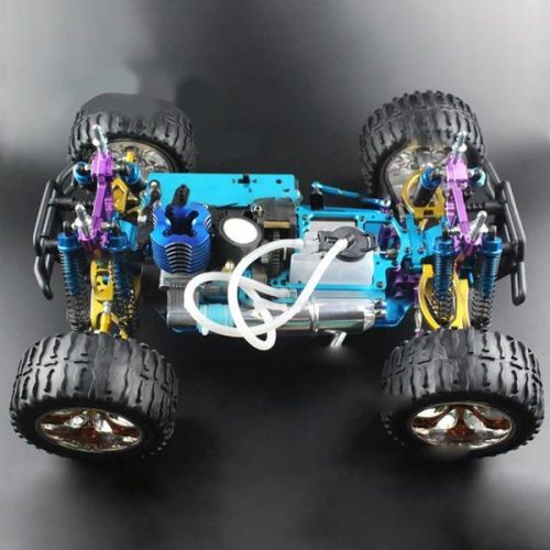 HSPMonsterTruck94188ChassisFramewithEngineandGT2BRemoteControl BuildingKitVersion 2